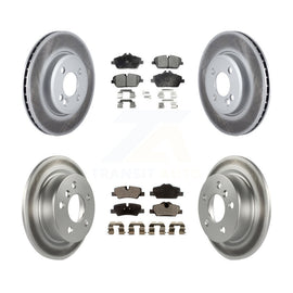 [Front+Rear] 2015 Mini Cooper 2.0L/1.5L Premium Coated Rotors & Ceramic Pads Brake Kit For Max Braking