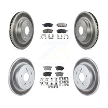 Load image into Gallery viewer, Front Rear Coated Disc Brake Rotors And Ceramic Pad Kit For Suzuki SX4 Crossover