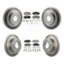 Load image into Gallery viewer, Front Rear Coat Brake Rotors Ceramic Pad Kit For 07-12 Nissan Sentra SE-R Spec V