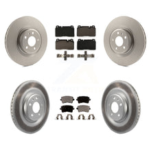 Charger l&#39;image dans la galerie, Front Rear Coated Disc Brake Rotors And Ceramic Pads Kit For Audi Q5