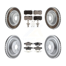 Load image into Gallery viewer, Front Rear Coated Brake Rotors Ceramic Pad Kit For Mercedes-Benz S550 SL550 S600