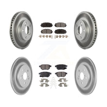 Load image into Gallery viewer, Front Rear Coated Disc Brake Rotors And Ceramic Pads Kit For Lexus CT200h