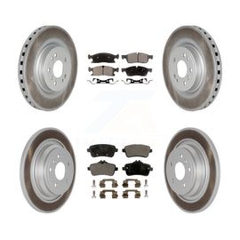 Front Rear Coat Brake Rotor Ceramic Pad Kit For Mercedes-Benz ML350 GLE350 ML250