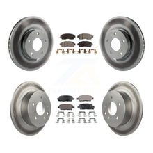 Load image into Gallery viewer, Front Rear Coated Disc Brake Rotors And Ceramic Pads Kit For Nissan Altima