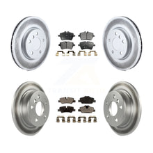 Charger l&#39;image dans la galerie, Front Rear Coated Disc Brake Rotors And Ceramic Pads Kit For Mini Cooper