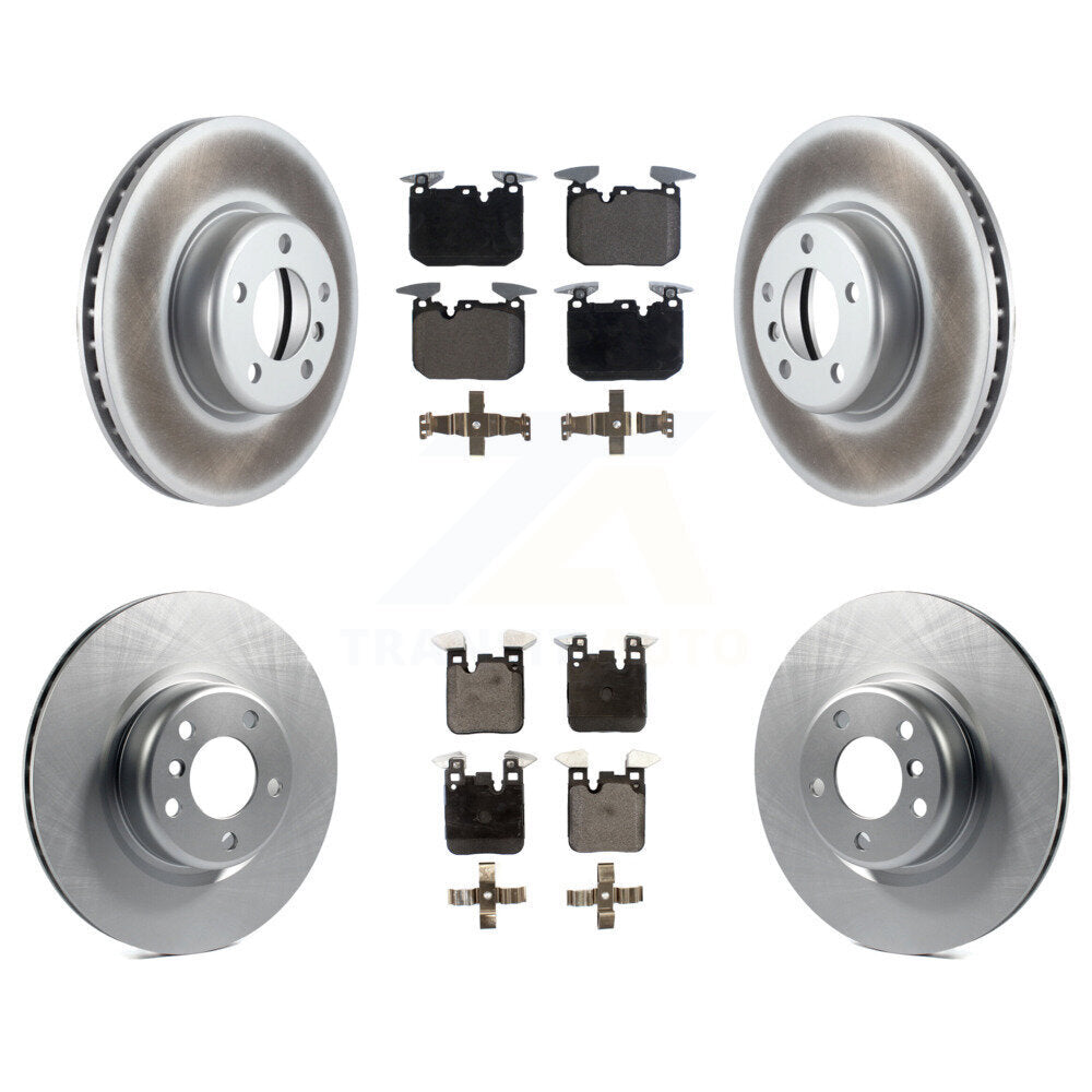 Front Rear Coat Brake Rotors Ceramic Pad Kit For BMW 428i 228i xDrive Gran Coupe