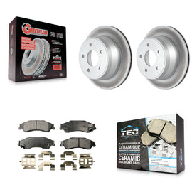 Rear Coat Brake Rotors Ceramic Pad Kit For Chevrolet S10 Blazer GMC Sonoma Jimmy
