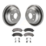 Rear Coat Disc Brake Rotor Ceramic Pad Kit For Chevrolet Suburban 1500 Avalanche