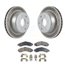 Charger l&#39;image dans la galerie, Rear Coat Brake Rotors Ceramic Pad Kit For Chevrolet Silverado 1500 GMC Tahoe XL