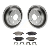 Rear Coat Brake Rotor Ceramic Pad Kit For Chevrolet Malibu Pontiac G6 Cobalt Ion