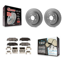Load image into Gallery viewer, Rear Coated Disc Brake Rotor Ceramic Pad Kit For Chevrolet Corvette Cadillac XLR