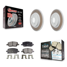 Load image into Gallery viewer, Rear Coated Brake Rotor &amp; Ceramic Pad Kit For Chevrolet Uplander Pontiac Montana