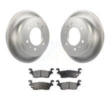 Load image into Gallery viewer, Rear Coated Disc Brake Rotors And Ceramic Pads Kit For Hummer H3 H3T