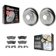 Load image into Gallery viewer, Rear Coated Brake Rotors Ceramic Pad Kit For Suzuki Forenza Reno Chevrolet Optra