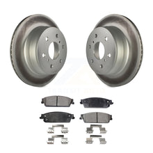 Charger l&#39;image dans la galerie, Rear Coat Brake Rotor Ceramic Pad Kit For Chevrolet Silverado 1500 GMC Sierra XL