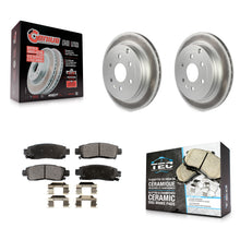 Load image into Gallery viewer, Rear Coated Brake Rotors Ceramic Pad Kit For Chevrolet Traverse GMC Acadia Buick