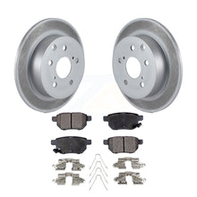 Charger l&#39;image dans la galerie, Rear Coated Disc Brake Rotors And Ceramic Pads Kit For 2010 Toyota Matrix XRS