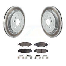 Load image into Gallery viewer, Rear Coated Disc Brake Rotor &amp; Ceramic Pad Kit For Chevrolet Camaro Cadillac CTS