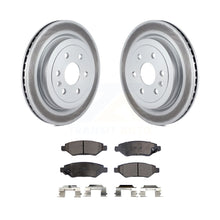 Load image into Gallery viewer, Rear Coated Disc Brake Rotors And Ceramic Pads Kit For Cadillac SRX Saab 9-4X