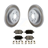 Rear Coated Disc Brake Rotors And Ceramic Pads Kit For Chevrolet Cruze