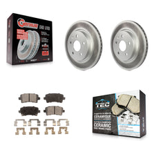 Charger l'image dans la galerie, Rear Coat Brake Rotor Ceramic Pad Kit For Chevrolet Malibu Buick Impala LaCrosse