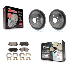 Charger l'image dans la galerie, Rear Coat Brake Rotors Ceramic Pad Kit For Chevrolet Malibu Buick LaCrosse Regal