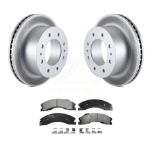 Charger l&#39;image dans la galerie, Rear Coat Brake Rotor Ceramic Pad Kit For Chevrolet Silverado 2500 HD GMC Sierra