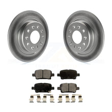 Charger l&#39;image dans la galerie, Rear Coated Brake Rotor Ceramic Pad Kit For Chevrolet Equinox Malibu GMC Terrain