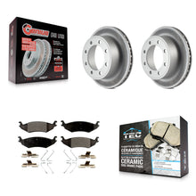 Charger l'image dans la galerie, [Rear] 2007 Ford E-150 To 10 16 06 Premium Coated Rotors &amp; Ceramic Pads Brake Kit For Max Braking