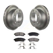 Load image into Gallery viewer, Rear Coat Brake Rotors Ceramic Pad Kit For Ford F-250 Super Duty F-350 Excursion