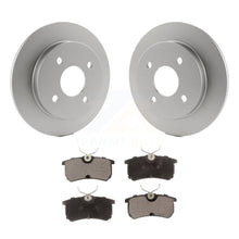 Charger l&#39;image dans la galerie, Rear Coated Disc Brake Rotors And Ceramic Pads Kit For Ford Focus Fiesta