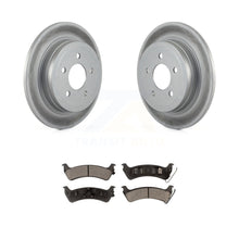 Load image into Gallery viewer, Rear Coated Disc Brake Rotors And Ceramic Pads Kit For Ford Explorer Sport Trac