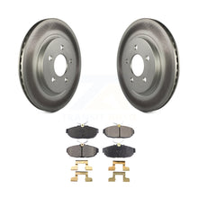 Charger l&#39;image dans la galerie, Rear Coated Disc Brake Rotors And Ceramic Pads Kit For Ford Mustang