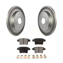 Load image into Gallery viewer, Rear Coated Brake Rotor Ceramic Pad Kit For Ford Five Hundred Freestyle Taurus X