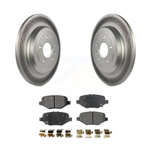 Charger l&#39;image dans la galerie, Rear Coated Brake Rotor Ceramic Pad Kit For Ford Explorer With Heavy Duty Brakes