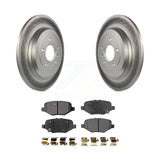 [Rear] 2015 Ford Explorer Limited/Sport/XLT Premium Coated Rotors & Ceramic Pads Brake Kit For Max Braking