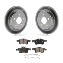 Charger l&#39;image dans la galerie, Rear Coated Disc Brake Rotors And Ceramic Pads Kit For Ford Focus