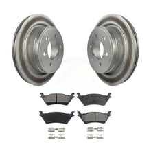 Charger l&#39;image dans la galerie, Rear Coated Disc Brake Rotors And Ceramic Pads Kit For Ford F-150