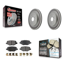 Charger l'image dans la galerie, Rear Coat Brake Rotor Ceramic Pad Kit For Ford Explorer Taurus Flex Police Sedan