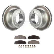 Charger l&#39;image dans la galerie, Rear Coated Disc Brake Rotor And Ceramic Pad Kit For Ford F-250 Super Duty F-350