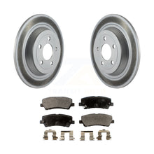 Load image into Gallery viewer, Rear Coated Disc Brake Rotors And Ceramic Pads Kit For Ford Mustang