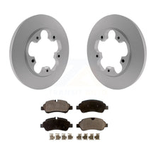 Charger l&#39;image dans la galerie, Rear Coated Disc Brake Rotor Ceramic Pad Kit For Ford Transit-250 Transit-350 HD