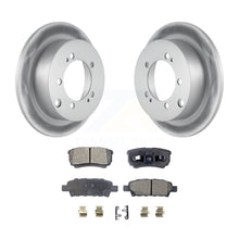 Load image into Gallery viewer, Rear Coated Disc Brake Rotor And Ceramic Pad Kit For Mitsubishi Lancer Outlander