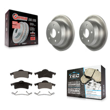 Load image into Gallery viewer, [Rear] 1999-2004 Jeep Grand Cherokee Premium Coated Rotors &amp; Ceramic Pads Brake Kit For Max Braking