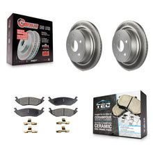 Load image into Gallery viewer, Rear Coated Brake Rotor Ceramic Pad Kit For Ram 1500 Dodge Durango Classic Aspen
