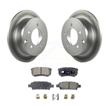 Charger l&#39;image dans la galerie, Rear Coated Brake Rotors Ceramic Pad Kit For Jeep Dodge Patriot Chrysler Compass