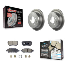 Charger l'image dans la galerie, Rear Coated Brake Rotors Ceramic Pad Kit For Jeep Dodge Patriot Chrysler Compass