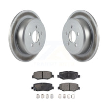 Charger l&#39;image dans la galerie, Rear Coated Disc Brake Rotors And Ceramic Pads Kit For Jeep Liberty Dodge Nitro