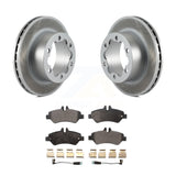 Rear Coated Disc Brake Rotor And Ceramic Pad Kit For Mercedes-Benz Sprinter 3500