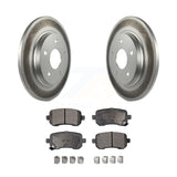 Rear Coated Brake Rotors Ceramic Pad Kit For Dodge Grand Caravan Chrysler Town &